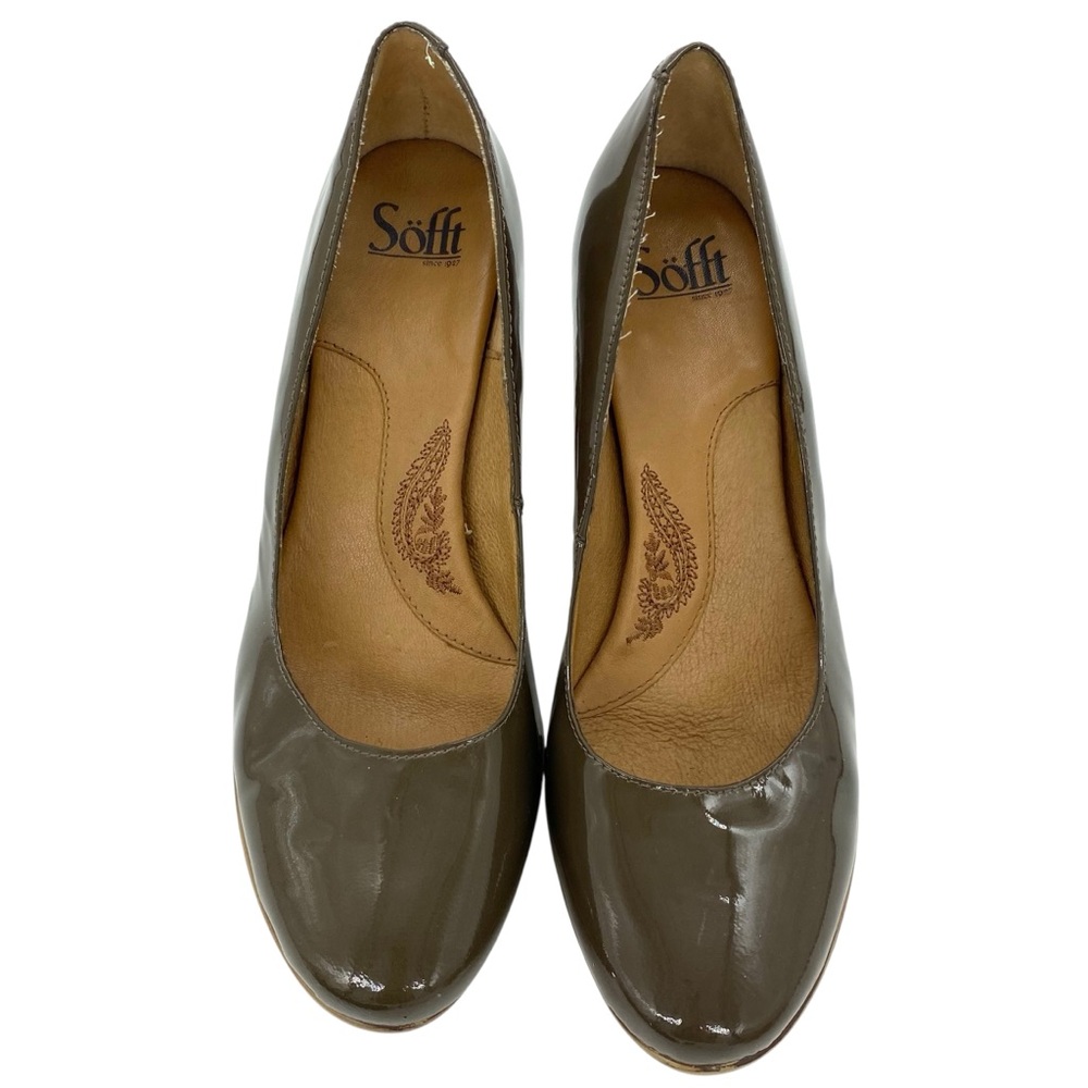 Sofft Ramona Patent Leather Platform Stacked Heel Pumps - Picture 10 of 11